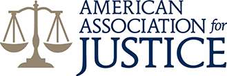 Logo Recognizing Di Bartolomeo Law Office's affiliation with American Association for Justice